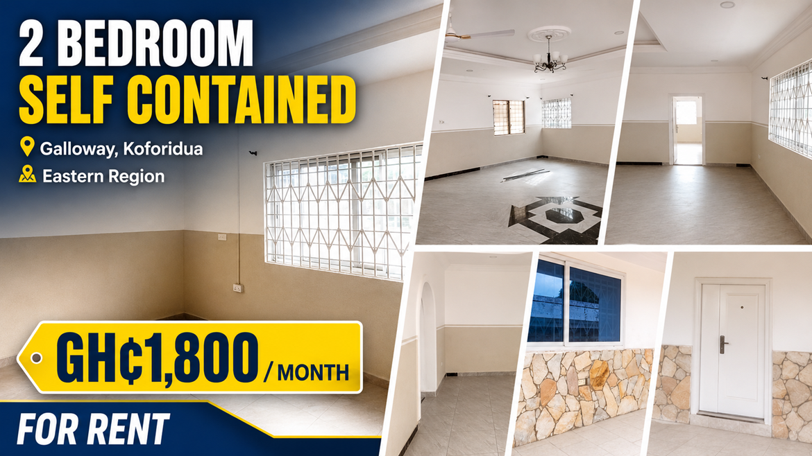Two-Bedroom Self-Contained Apartment for Rent at Galloway, Koforidua