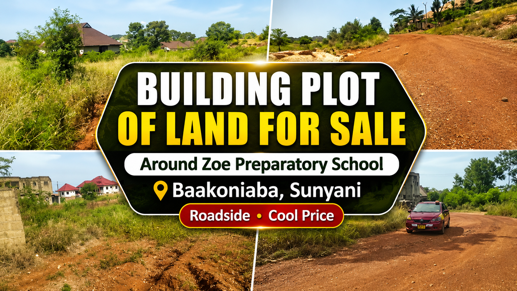 Building Plot of Land for Sale at Baakoniaba, Sunyani