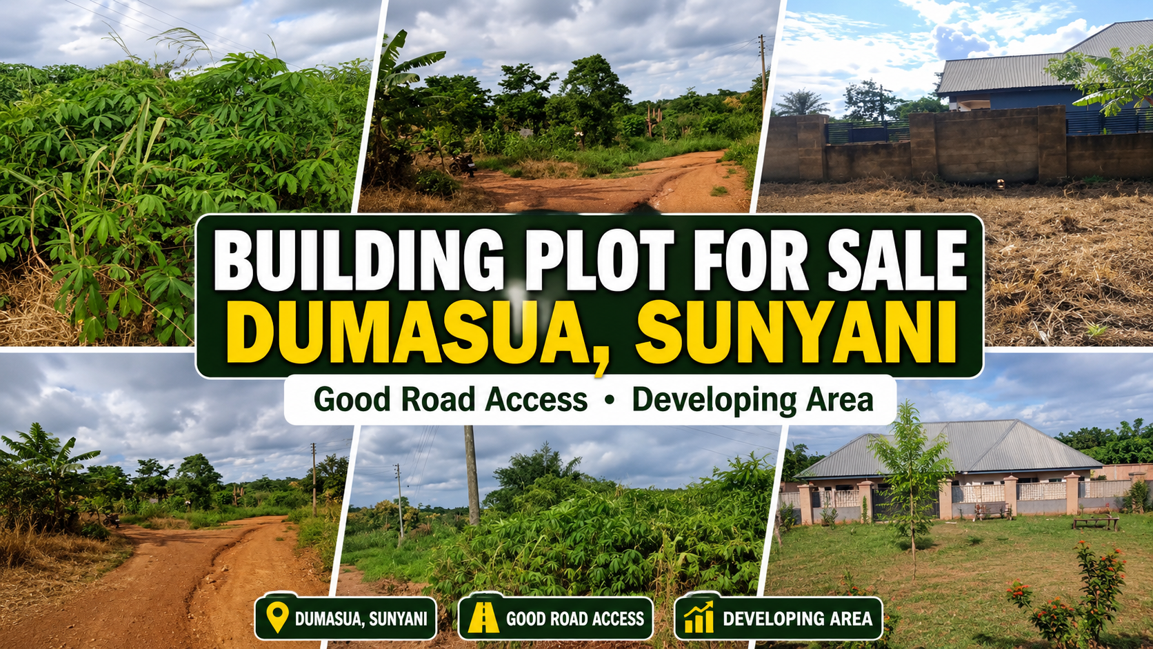 Building Plot for Sale at Dumasua, Sunyani