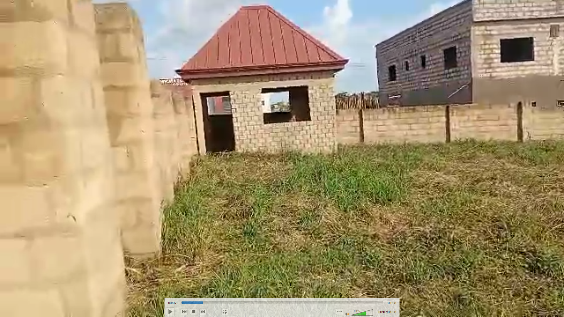 1 Acre Fenced Land for Sale at Watchman, Sunyani – On Main Road