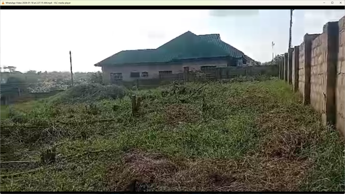 1 Acre Fenced Land for Sale at Watchman, Sunyani – On Main Road