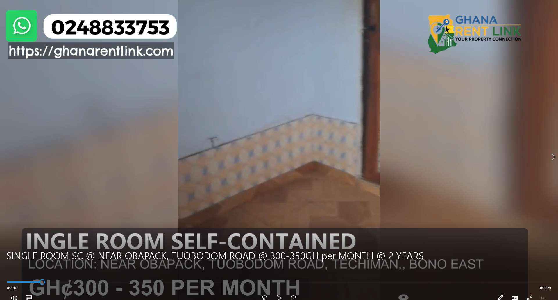 Single Room Self-Contained for Rent – Near Obapack