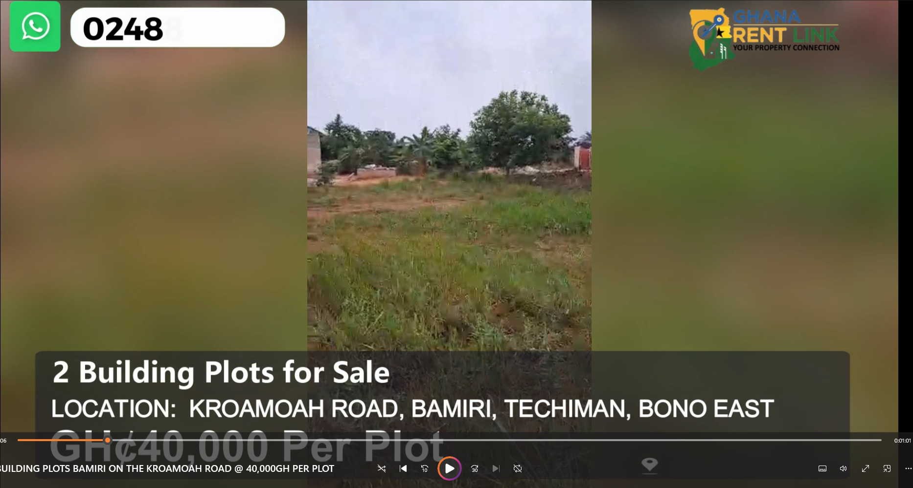 2 Building Plots for Sale at Bamiri