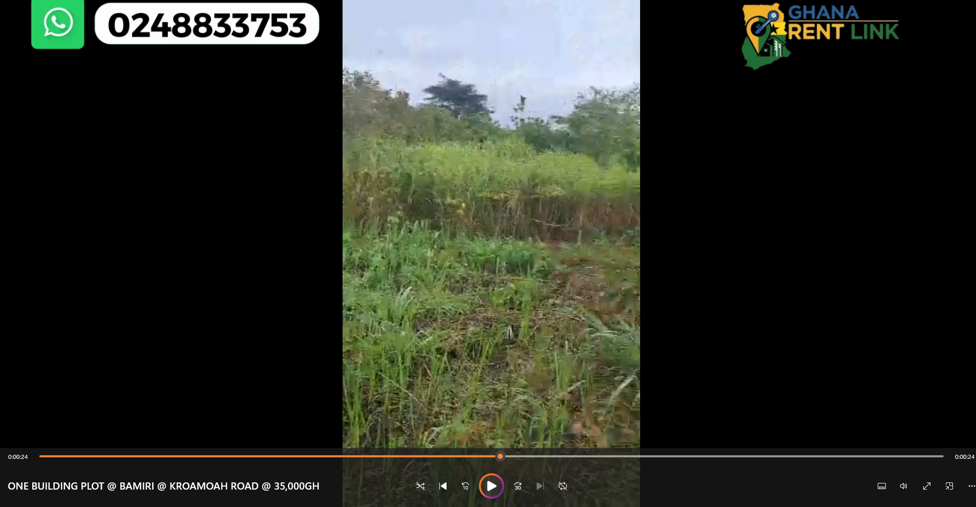 One Building Plot at Bamiri