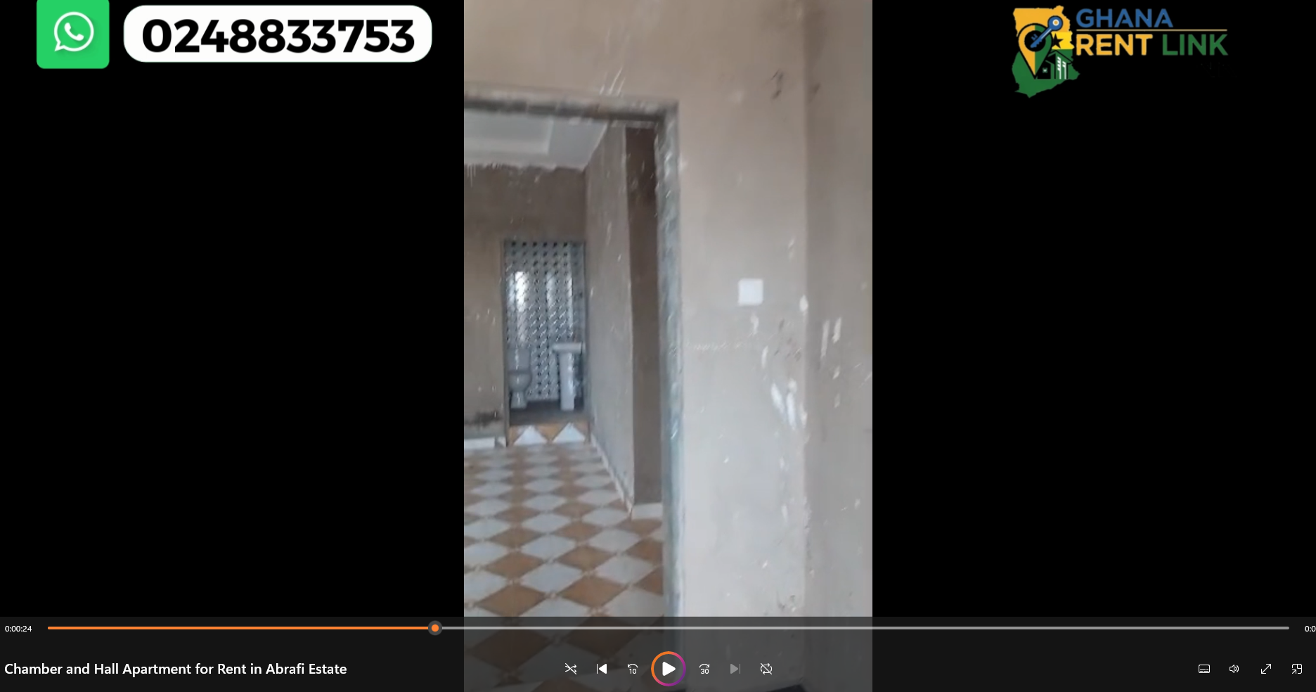 Chamber and Hall Apartment for Rent